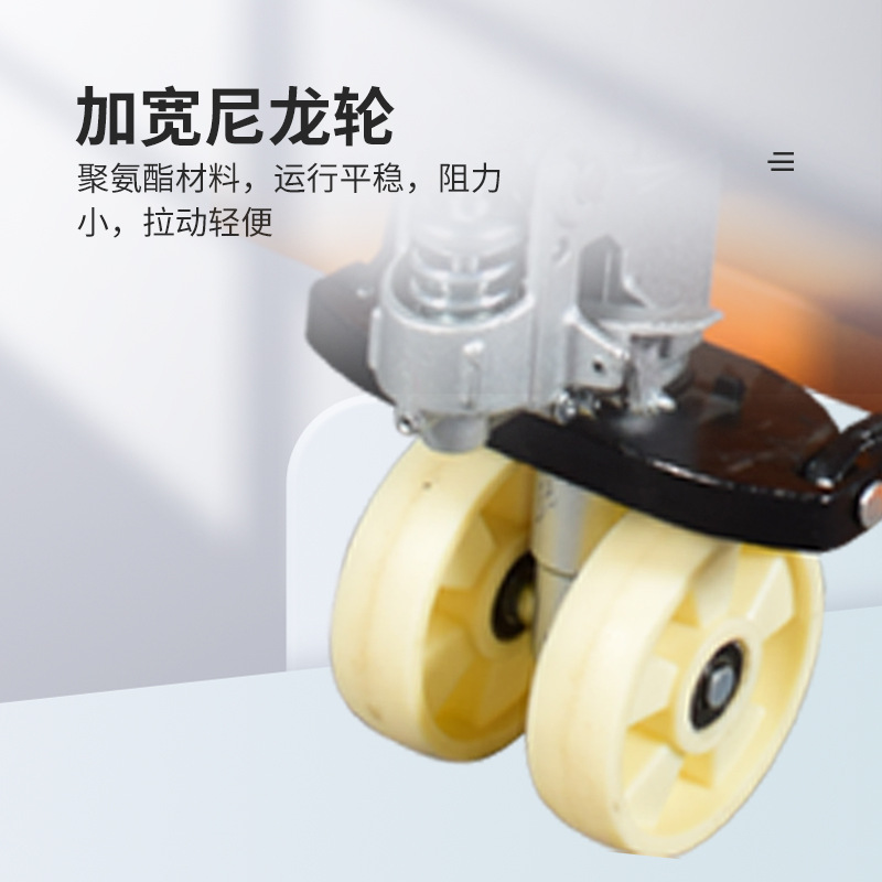 Manual forklift 2-ton pallet hydraulic handling truck, lifting small handcart, excellent pushing and pulling performance. Wholesale from the manufacturer Application Scenario