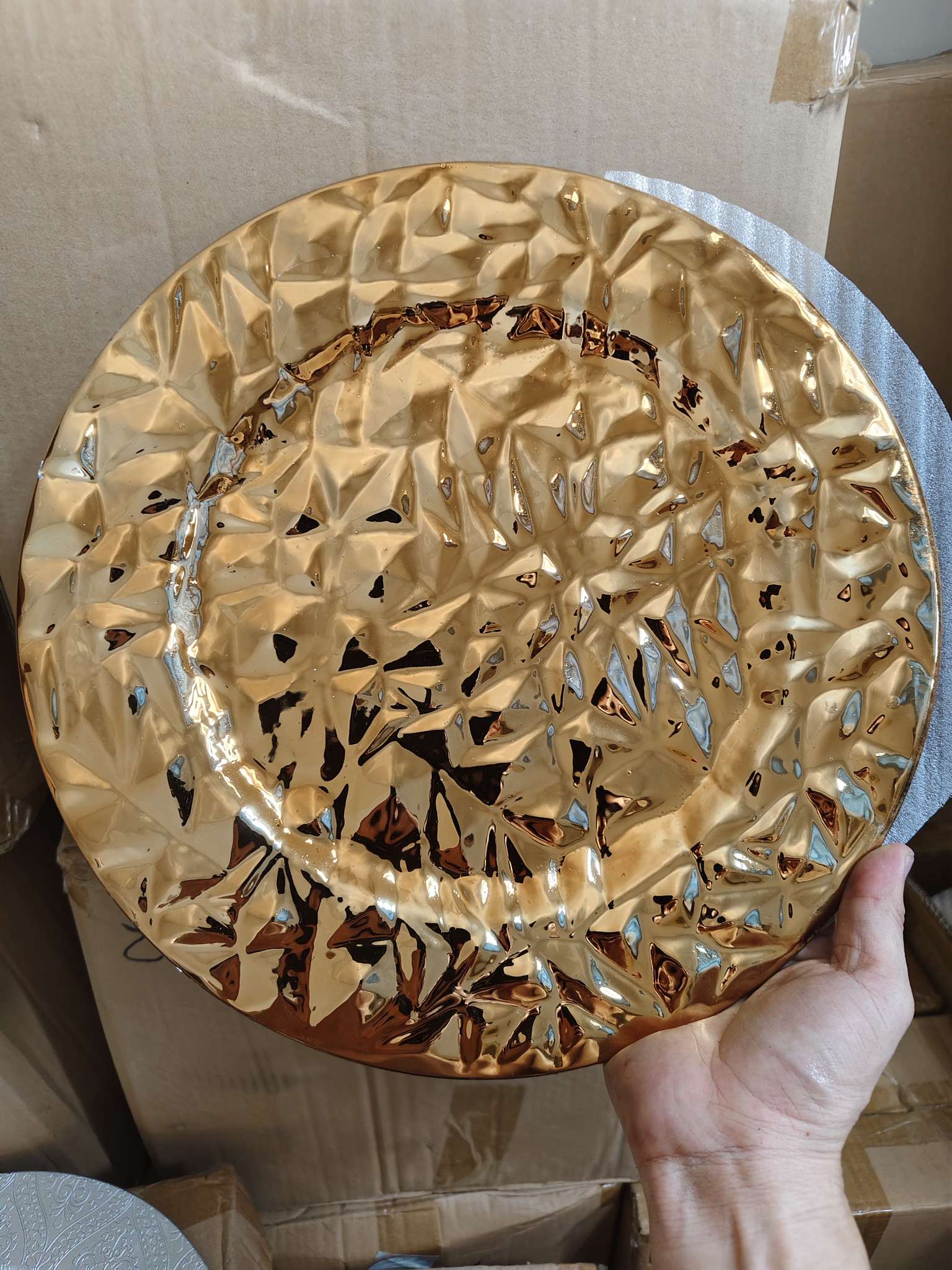 塑料盘子现货供应圣诞盘子详情图10