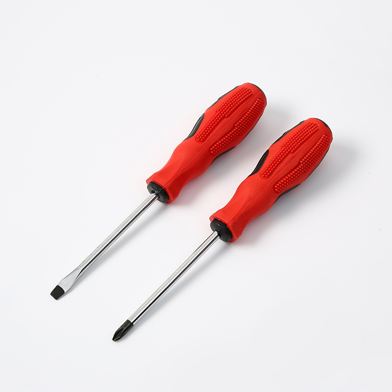 Wholesale of massage handle flat-head screwdriver, cross-head screwdriver, grenade screwdriver, screwdriver taper, screwdriver, magnetic screwdriver Item Picture