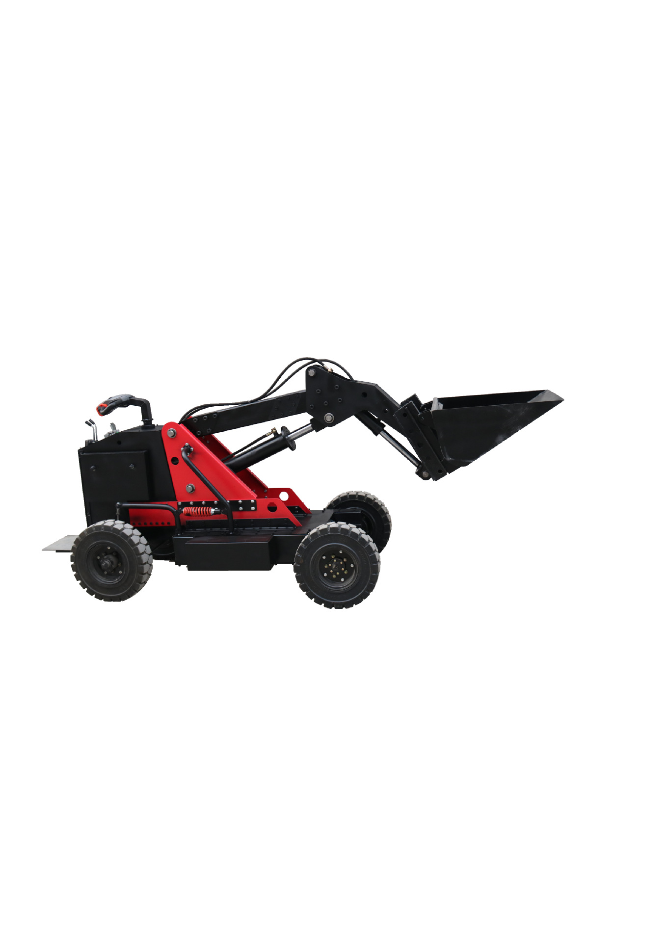 Off-road forklift, Jiangang electric remote-controlled ground ox, lithium battery stacker forklift undefined