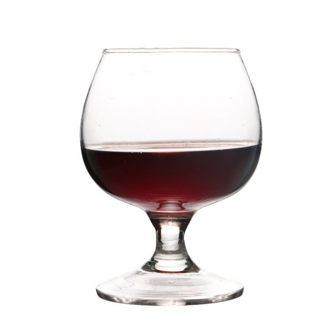 Thickened bar brandy glass, crystal glass, foreign wine glass, white spirit glass, whisky glass, Shidao dwarf red wine glass Item Picture