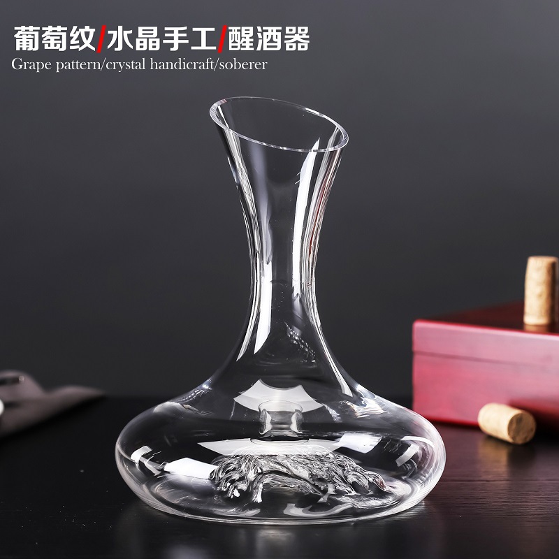 European-style creative crystal glass decanter, wine divider, red wine decanter pot, wine set for home use Item Picture