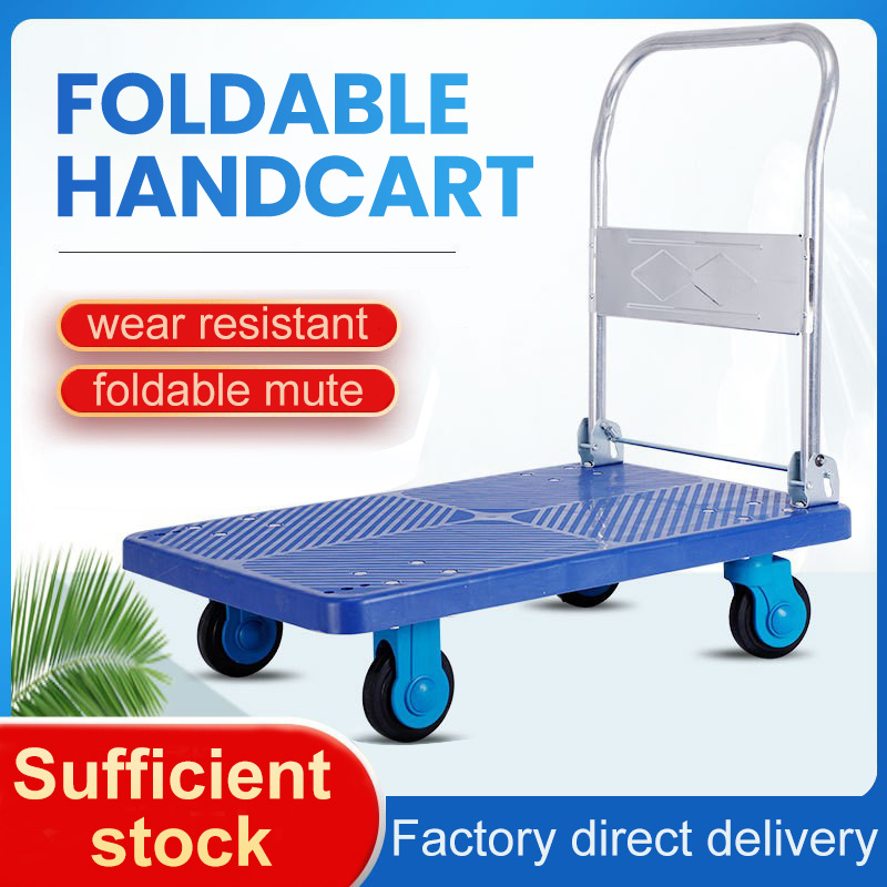 wheelbarrow fold warehouse trailer Warehouse handling tool full figure