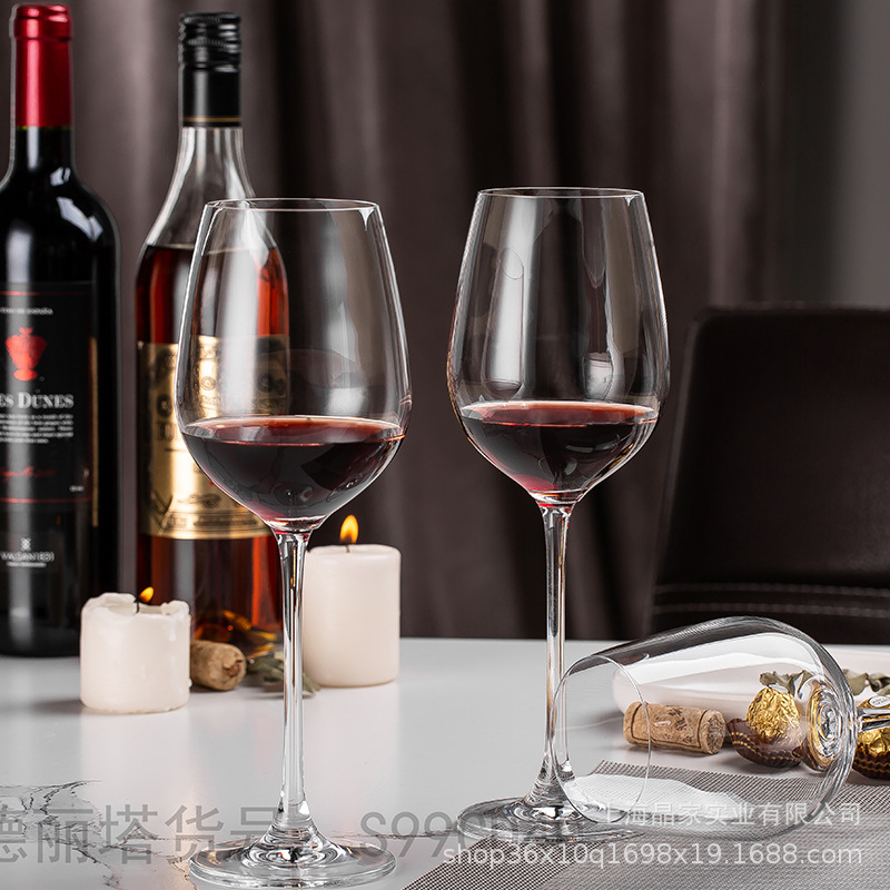Idelita crystal glass wine glasses, goblets, wine glasses, champagne glasses, Chardonnay series with LOGO printing full figure