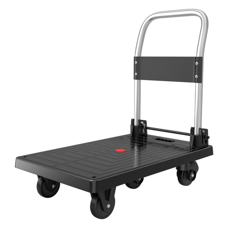 Small carts, handling carts, folding hand carts, flatbed carts, household handling carts, tow trucks, express delivery services - all join hands to pull carts for shopping Item Picture