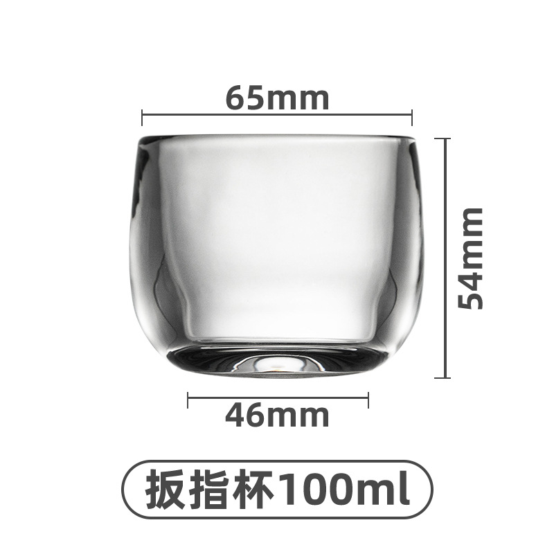 Wholesale and consignment of high-end glass cups, owner's cups that are not hot to the touch, thickened cups for personal use, health-preserving Chinese tea cups Application Scenario