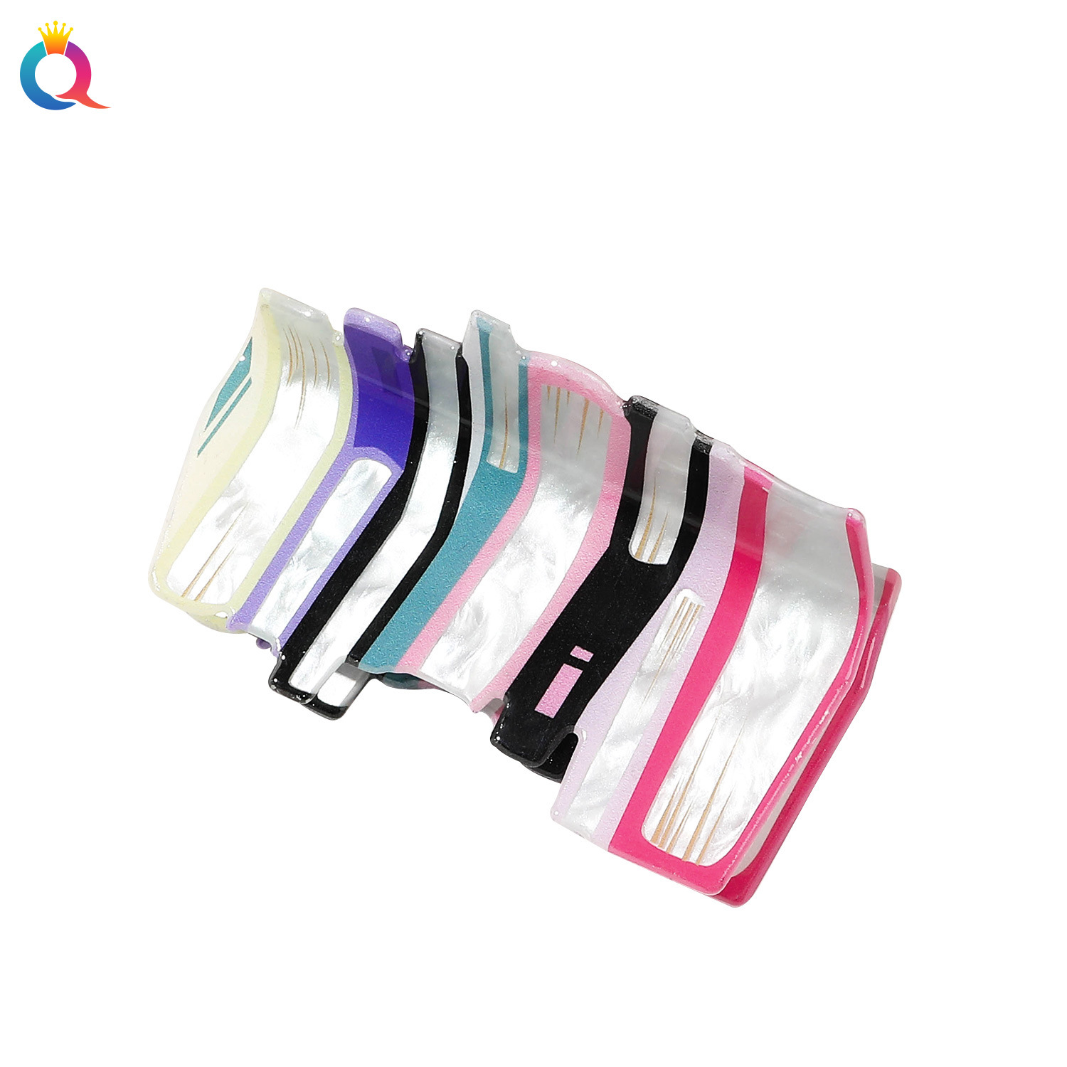 Qiyue Cross-border Creative Book Hair Clips, women's Hairpins, hair grabbers, Acrylic shark clips, large hair volume, Large clips wholesale Item Picture