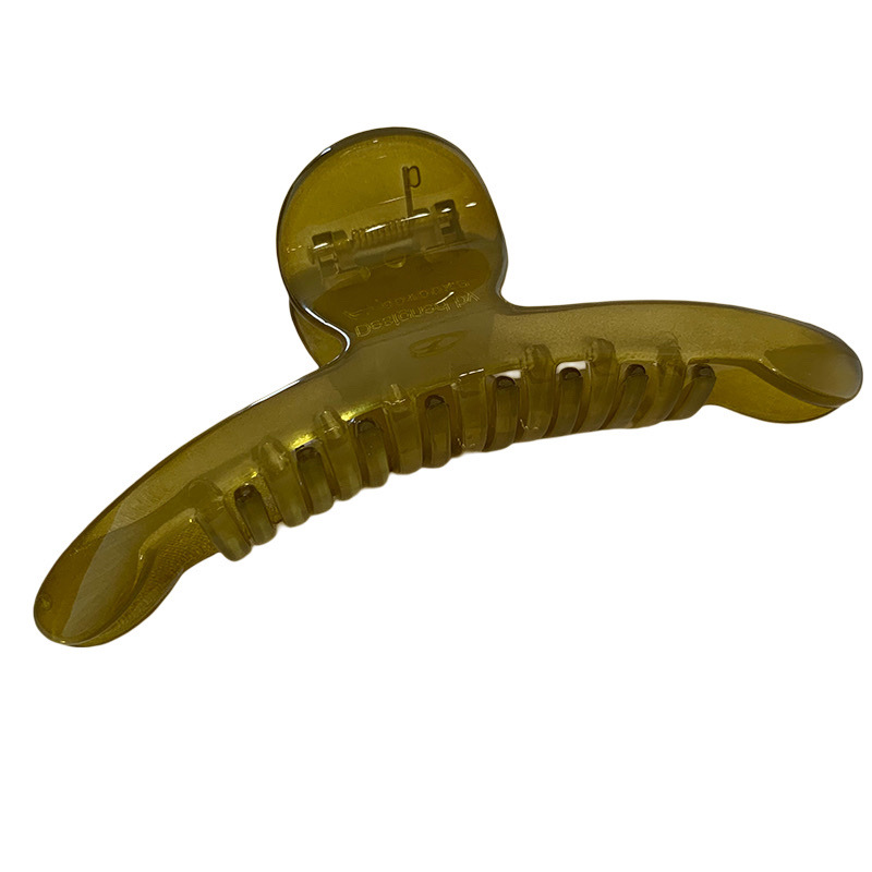 Korean design simple line hair clips for women with a high-end feel, jelly-colored scratch-off new hair clips, spring and summer shark clip hair accessories Item Picture