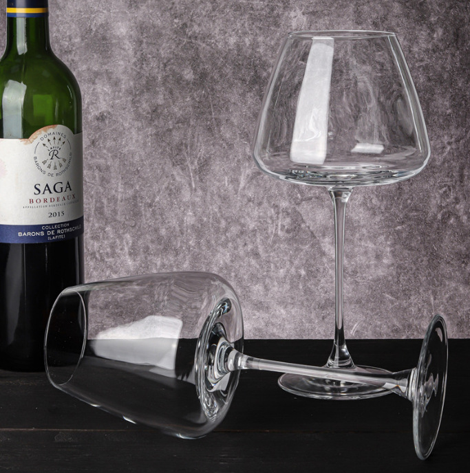 Nordic European-style red wine glasses, household wine glasses, water glasses, highball glasses, Burgundy wholesale household Specification drawing