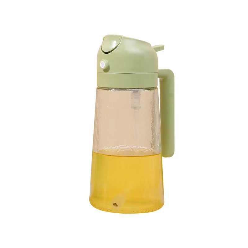 Kitchen and household dual-purpose oil spray bottle, air fryer atomization oil spray bottle, glass leak-proof oil can Item Picture