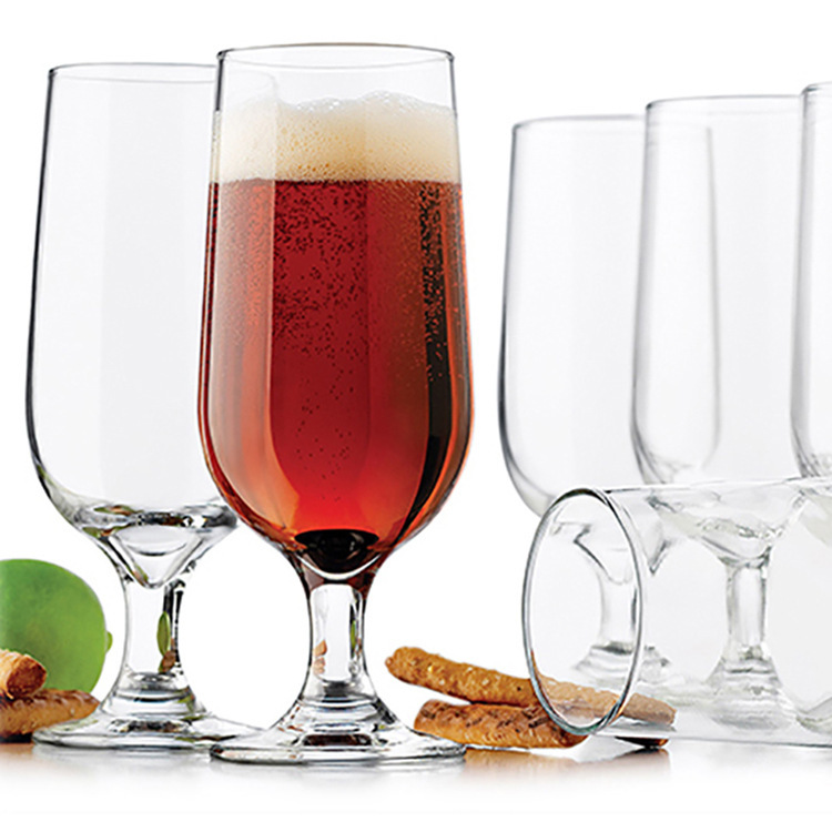 Ambassador Series multi-functional glass cups, beer mugs, juice cups, beverage cups, dessert cups, tea cups, water cups and craft beer cups full figure