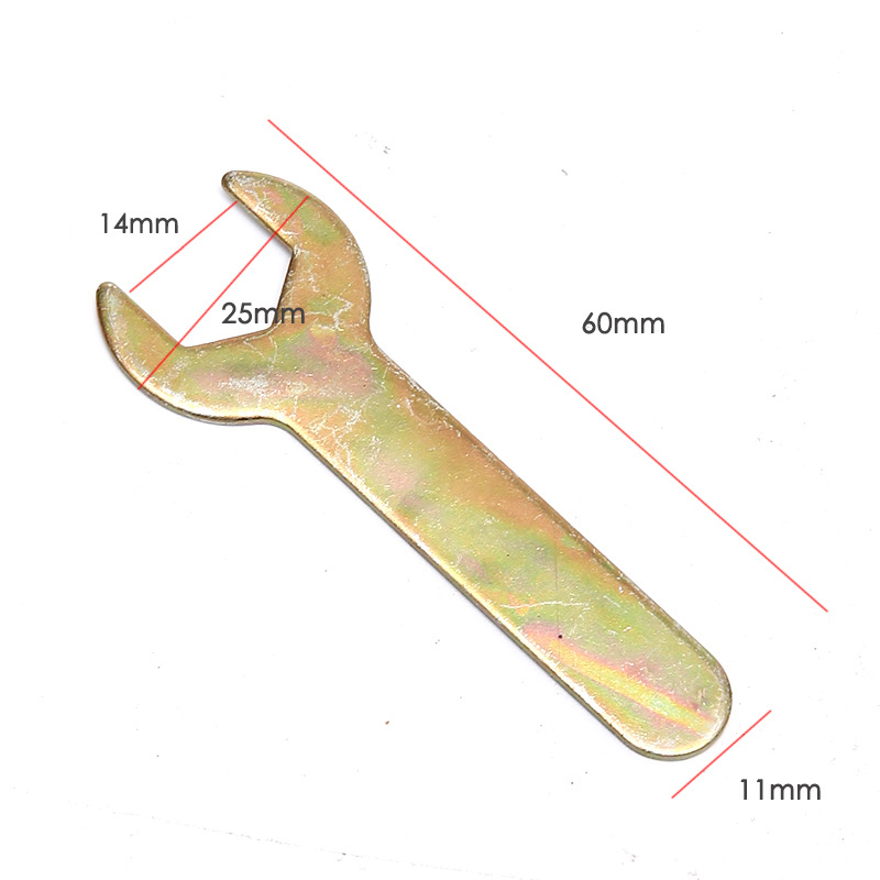 Processing of 6-14 thin wrenches, single-head opening small wrenches, small round head special-shaped wrenches, car lamp and fog lamp wrenches undefined