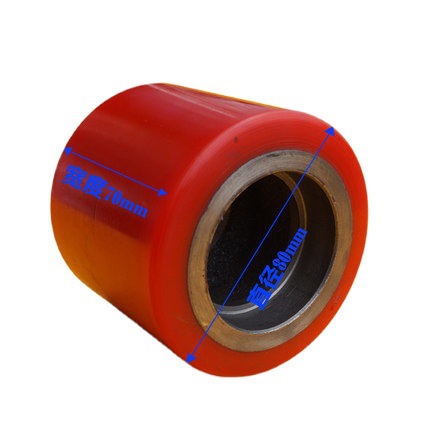 Forklift wheels, Nolli hydraulic vehicle PU load-bearing wheels, polyurethane nylon wheels, manual handling vehicle maintenance parts, wheel axles Item Picture