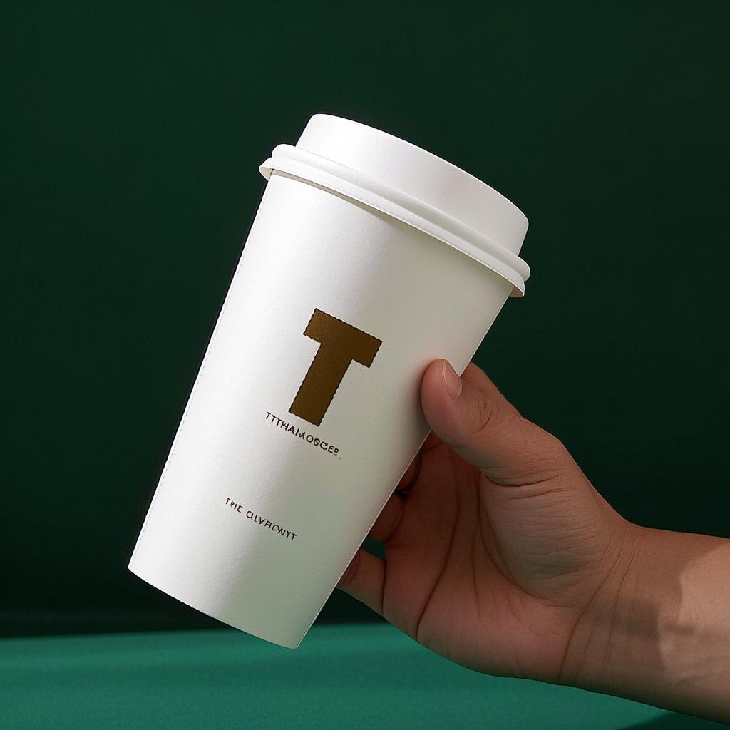 Disposable paper cups, coffee paper cups, custom logo, hollow hot drink cups, heat-insulating milk tea packaging cups, anti-scald paper cups details Picture