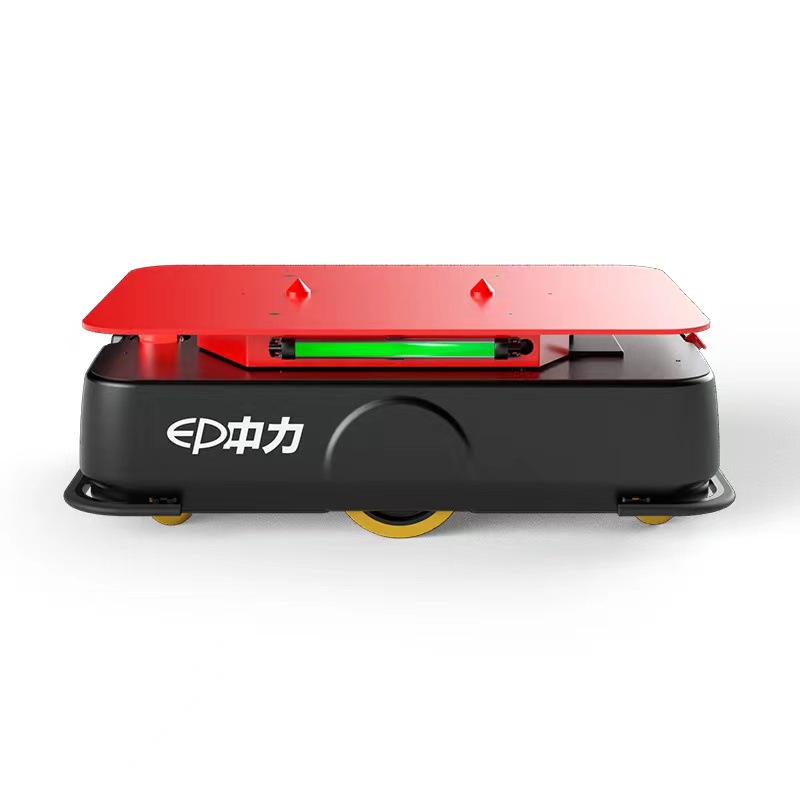 Beijing Zhongli Factory AGV intelligent material handling vehicle Mobile laser navigation electric flat car full figure