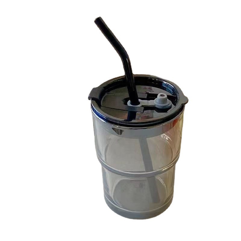 Bamboo joint cups, straw cups, water cups, wholesale of popular female products, high appearance level, ins style household high-temperature resistant glass cups Item Picture