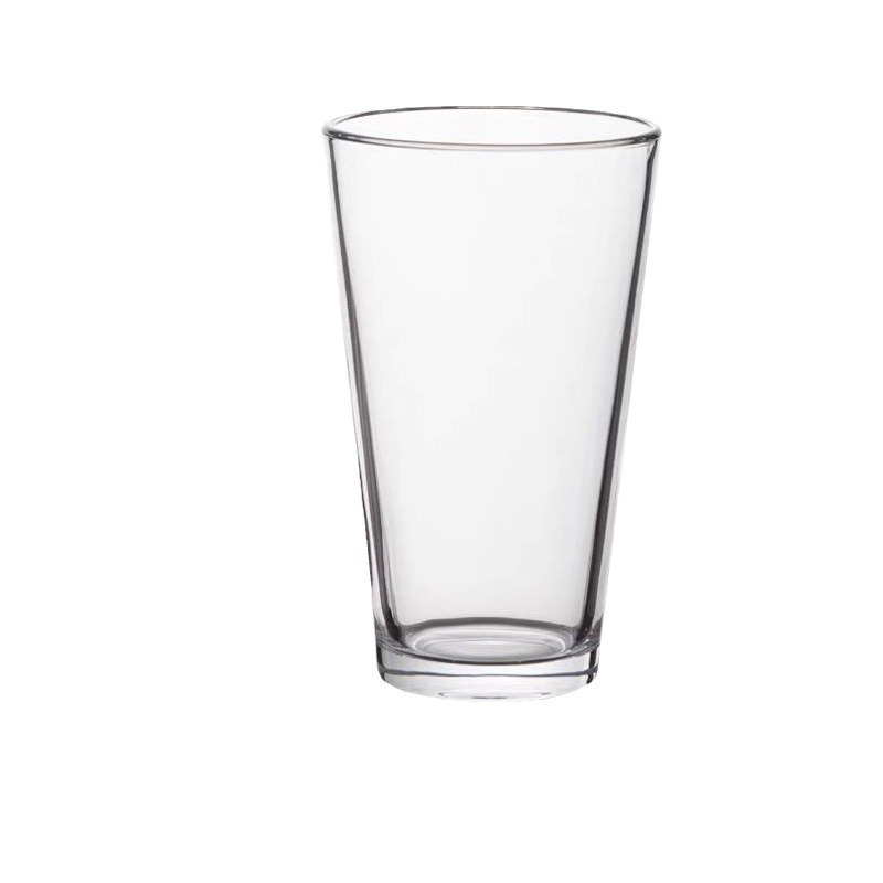 Transparent round-mouthed straight glass cups, tea cups, white spirit cups, beer mugs, milk, breakfast, juice, beverages, cold drinks, water cups Item Picture