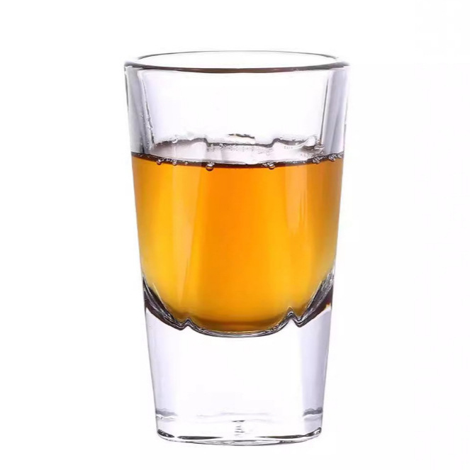 Small glass wine glasses, one-mouth cups, two-liang white spirit cups, thickened high-end spirits cups, foreign wine glasses, drinking cups, household wine utensils Item Picture