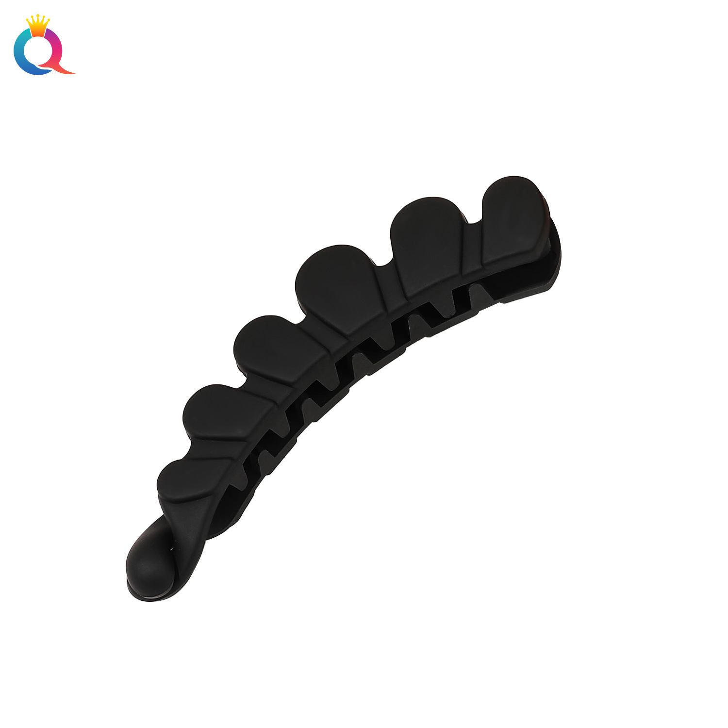Qiyue Cross-border PC frosted Banana clips, elegant vertical clips, ponytail hair clips, updo hair clips, shark clips, hair accessories wholesale Item Picture