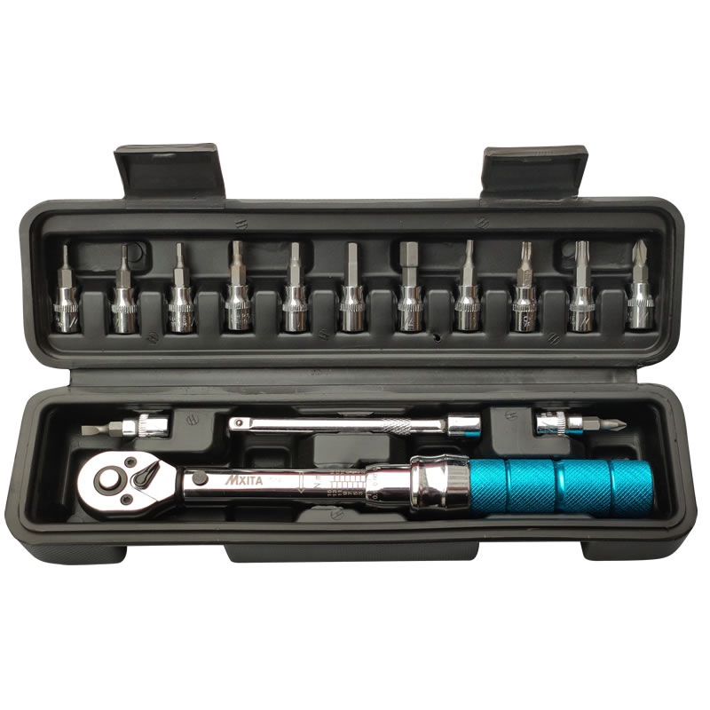 Bicycle torque wrench set 2-20NM 1/4 ratchet socket torque wrench factory direct sales undefined
