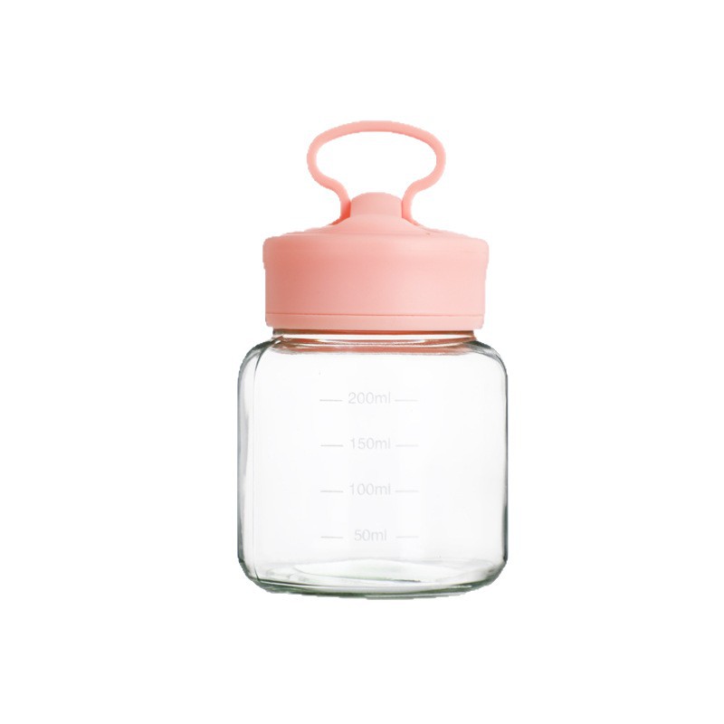 Children's mini glass water cup, soy milk cup, milk tea cup, mobile phone stand cup, chubby cup, portable and cute shaker cup Item Picture