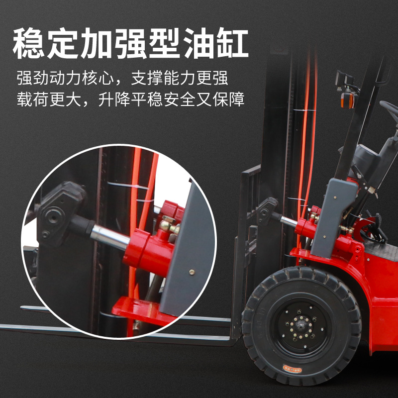 Xingcha electric forklift 2-ton small hydraulic stacker loading and unloading electric forklift 3-ton four-wheel ride electric forklift 1-ton Application Scenario