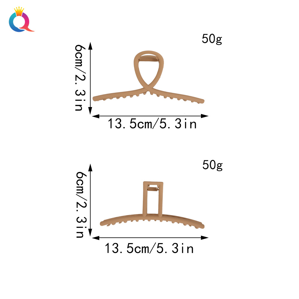 Qiyue Cross-border ins Hair clips, metal grippers, 14cm large clips, shark clips, hairpins, and hair accessories wholesale Application Scenario
