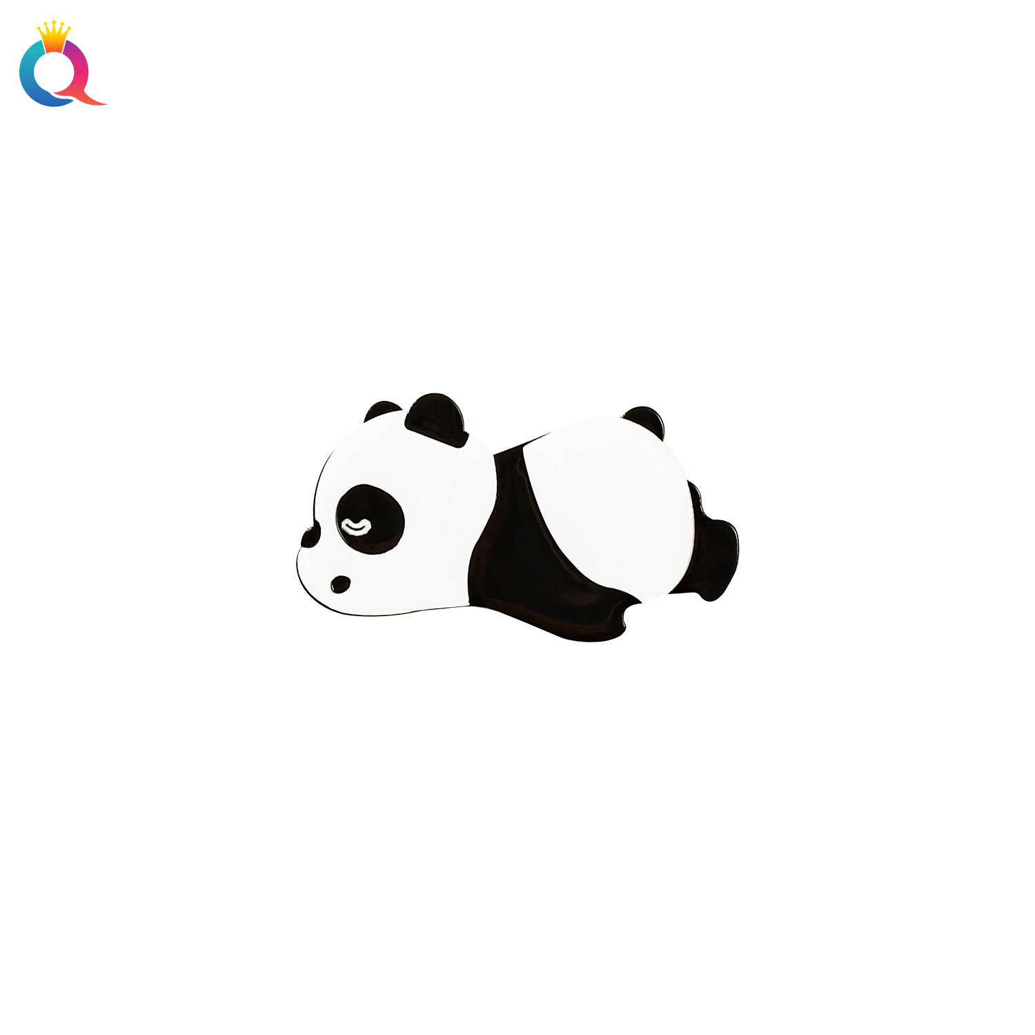 Qiyue Cross-border Hair Accessories: Cute panda hair clips, soft and adorable duckbill clips, heartbroken girl hair clips, side clips, bangs clips, and hair clips Item Picture