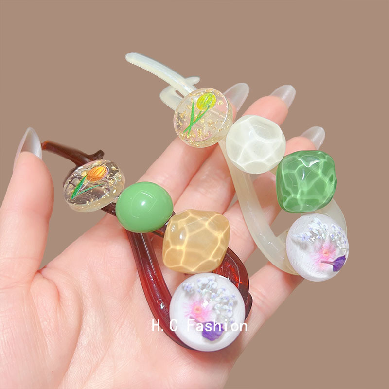 Twist Twist Hair Clip for Women, 2025 new high-end straight clip, hair accessory for the back of the head, hair accessory, hair bun, hair grabbler Specification drawing