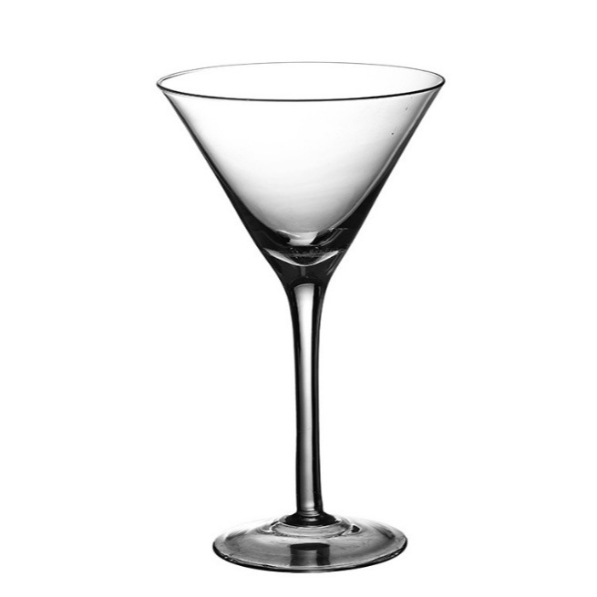 European champagne tower glass, wide-mouthed champagne glass, glass tall leg, classical Martini glass, retro cocktail glass, plate glass Application Scenario