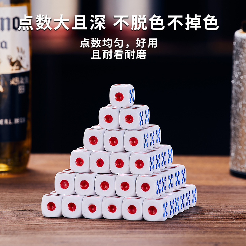 Dice dice sieve, large acrylic dice cup sieve, KTV bar night club stopper cup, 100 colored dice Specification drawing