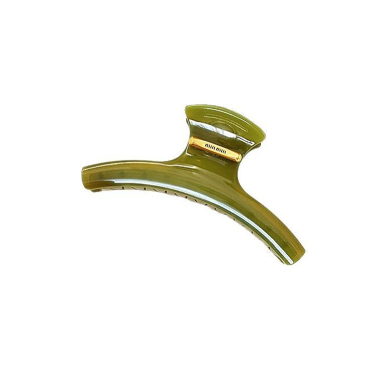 Early spring extra-large gold label arc-shaped gripper, 2025 new style, shark clip on the back of the head, high-end clip headwear Item Picture
