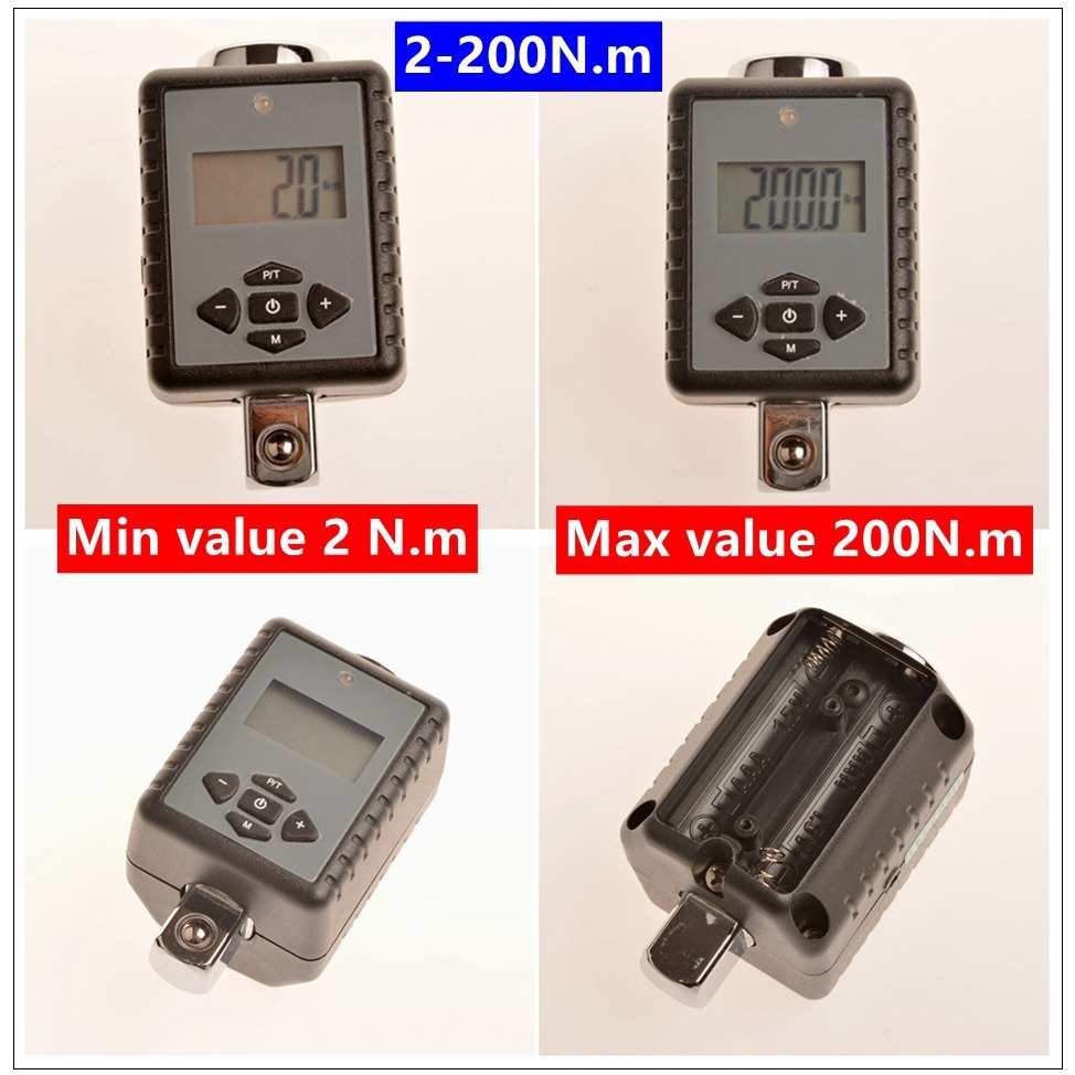 Digital torque wrench torque display head Digital torque meter Specification drawing