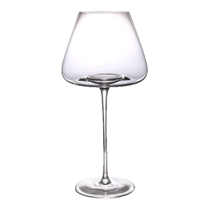 German craftsmanship crystal glass wine glass set, home high-end wine glass, Burgundy highball glass with a large belly Item Picture