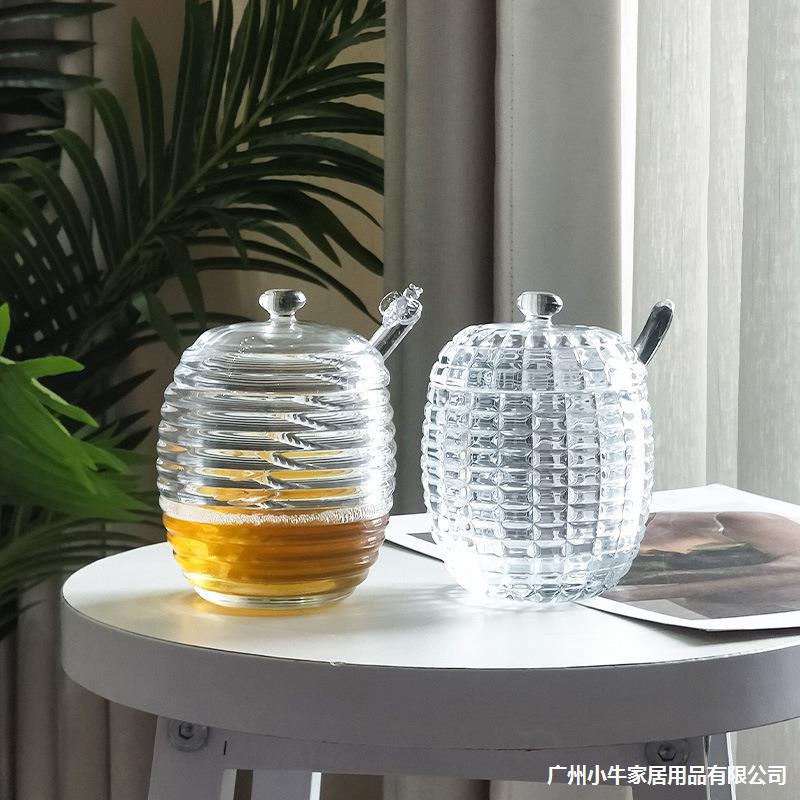 ins style glass cup with lid and stirring rod, cute for children, girlish heart, home coffee cup, juice cup, pineapple Specification drawing