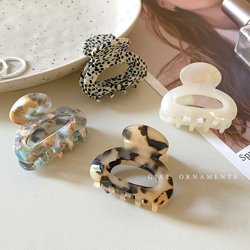 Mermaid Girl hair clip for spring and summer, small hair clip at the back of the head, high-end shark clip, elegant hair clip headwear full figure