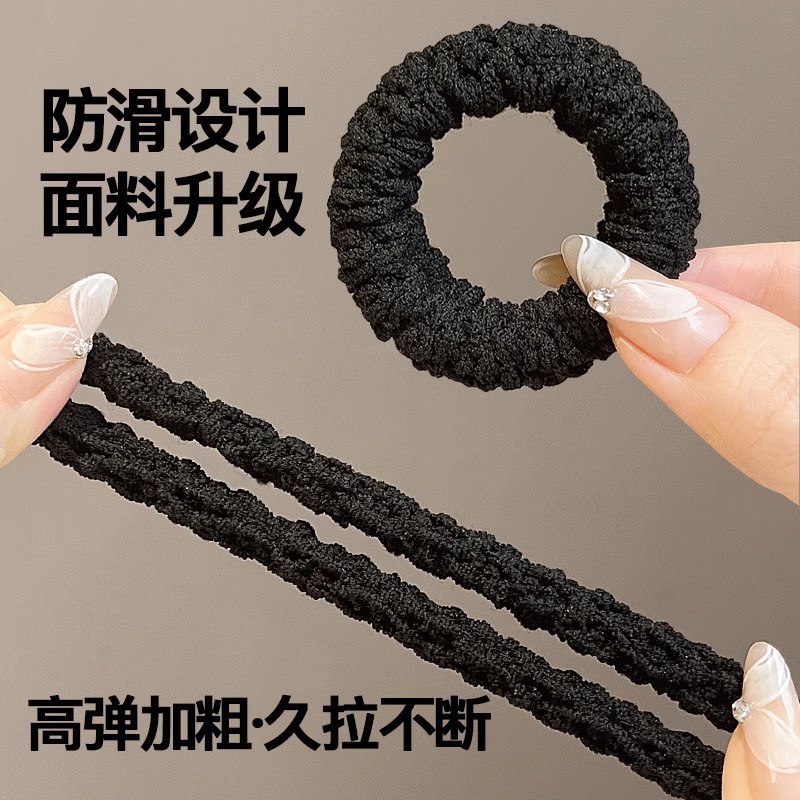 High ponytail hair tie thickened and thickened, high-elasticity hair tie, 2025 new high-end tie hair band for women, hair band headwear Application Scenario