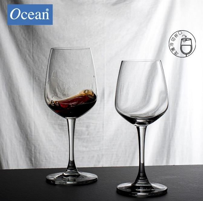 OCEAN modern and simple glass wine glasses, white wine glasses and goblets full figure