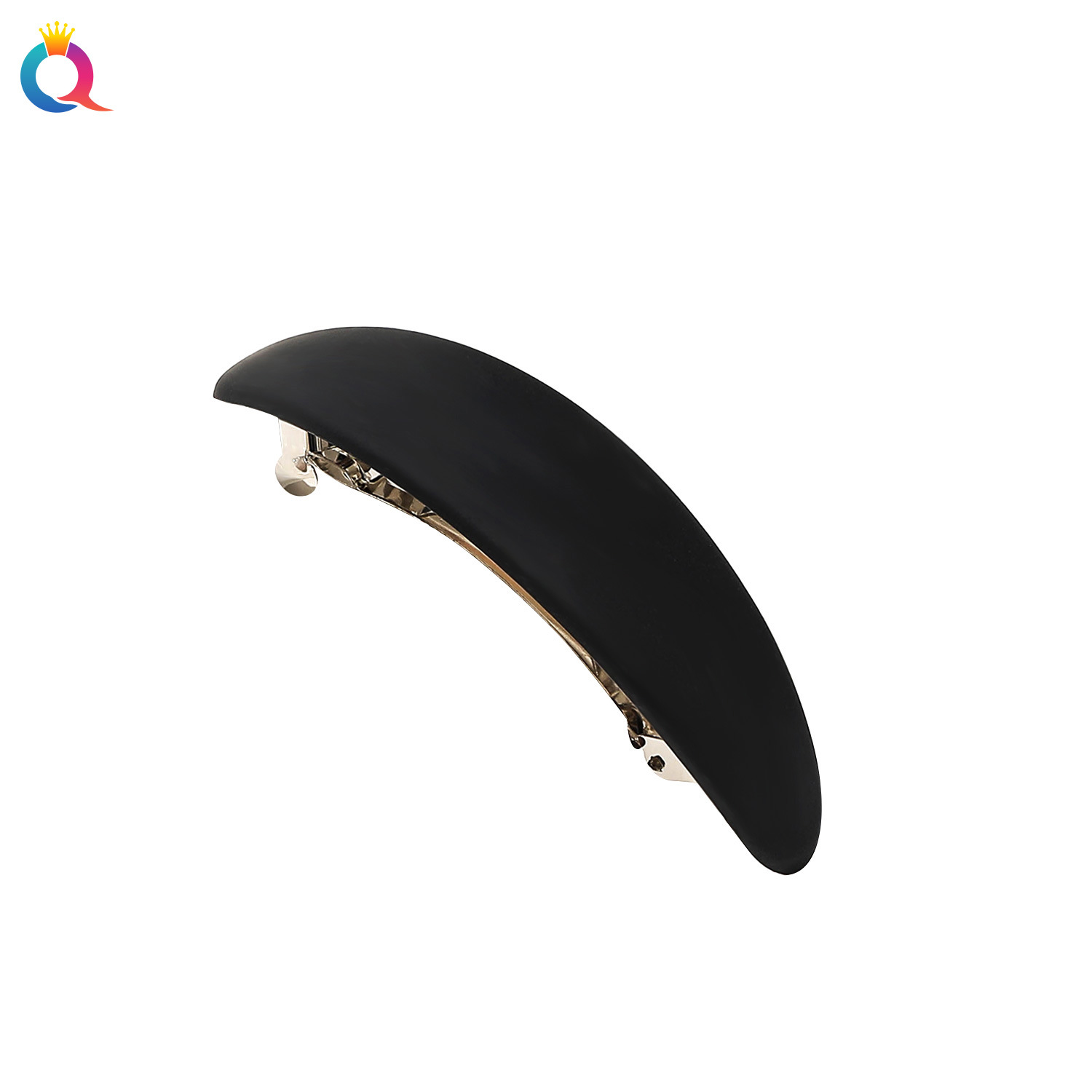Qiyue elliptical matte spring clip, back of the head, updo hair clip, ins high-end style hair clip, hair accessory and headwear wholesale Item Picture