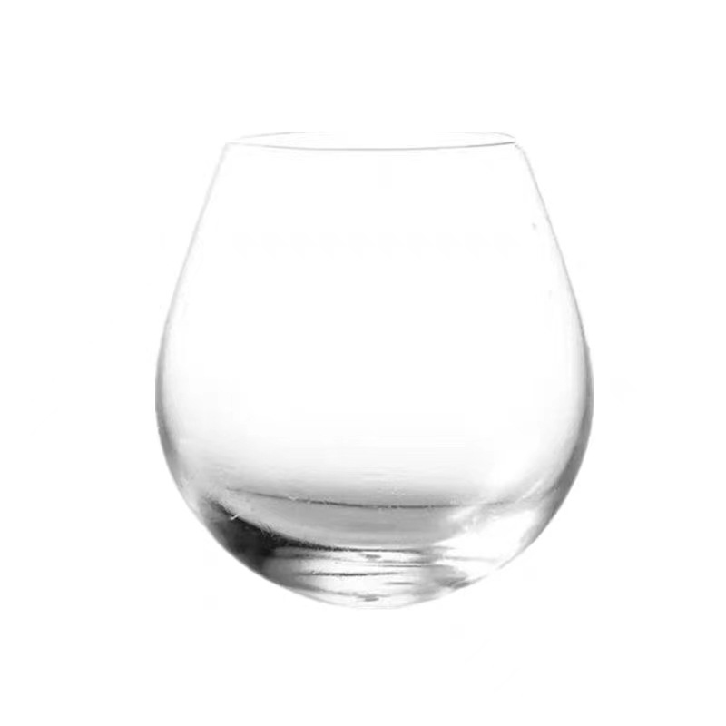 ns popular restaurant's unbreakable cocktail cup, chic drink cup, Nordic glass cup, egg-shaped glass cup Item Picture