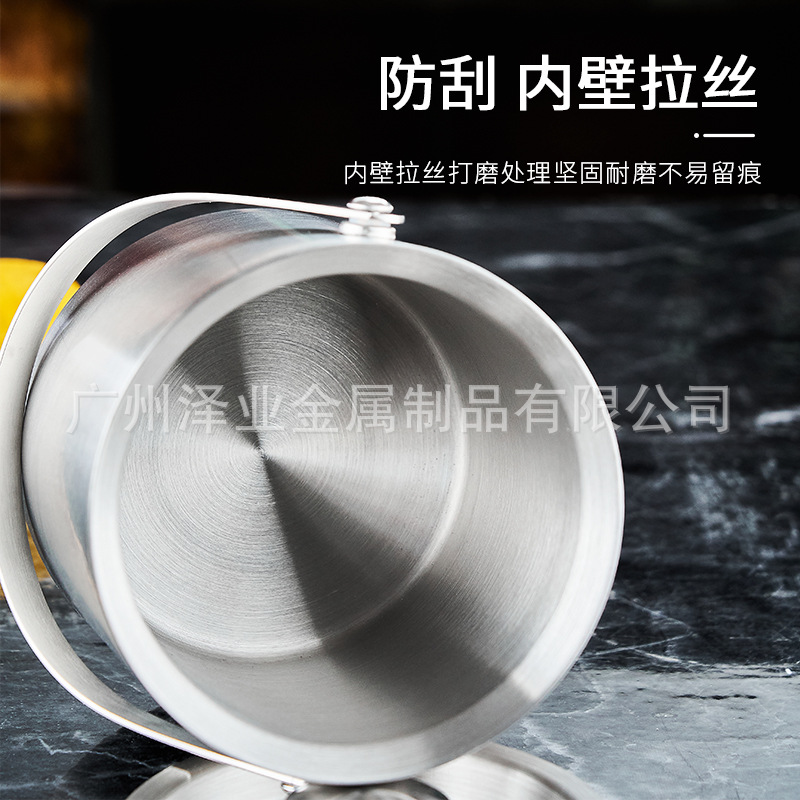 Cross-border ice bucket, stainless steel double-layer insulated bar, portable chilled whisky bucket, ice granule bucket, stainless steel ice bucket Application Scenario