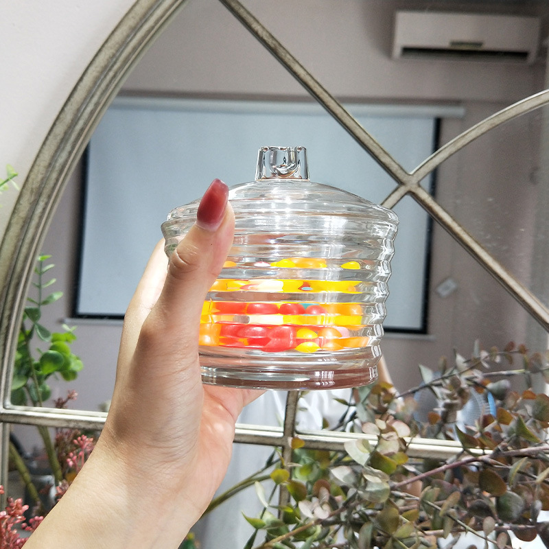 Sealed jars, glass bottles, covered storage boxes, sugar jars, storage jars, pickle jars, food-grade glass jars, grains and cereals details Picture
