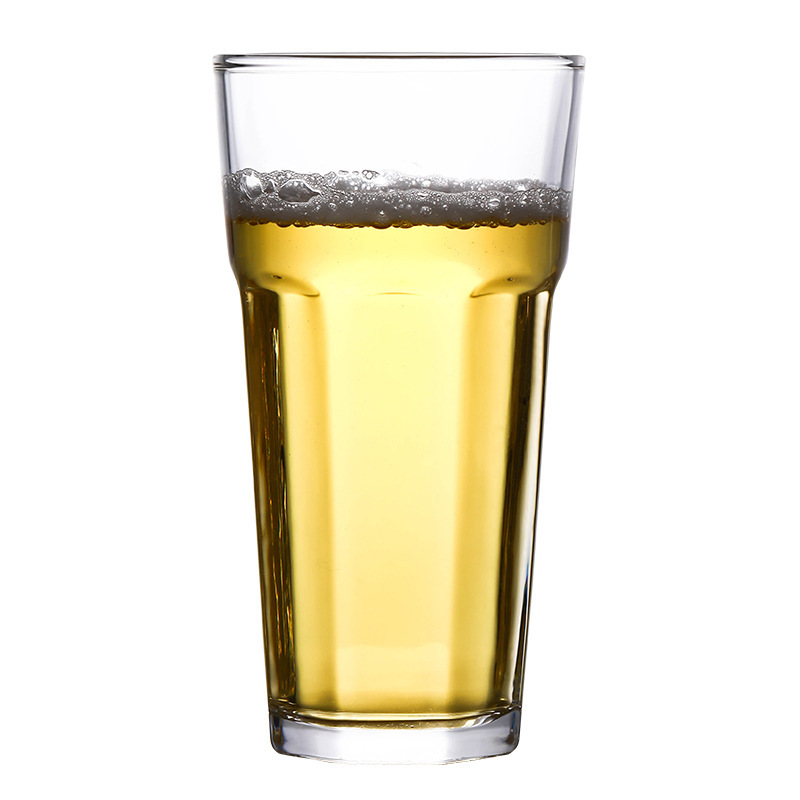 Octagonal glass cups, beer mugs, ktv bar beer mugs, whisky cups, household water cups, breakfast milk and juice cups Item Picture