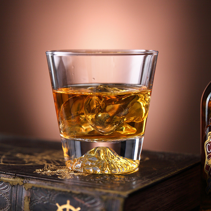 Lizun Creative thickened glass volcano cups, whisky cups, Western-style wine cups, restaurant, bar, KTV water cups, beer cups Item Picture