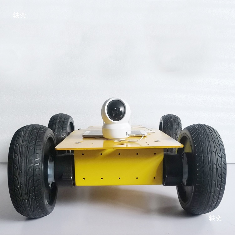 The classic 4G Ackerman 2-wheel drive robot car chassis is remotely controlled and supports agv vehicles Item Picture