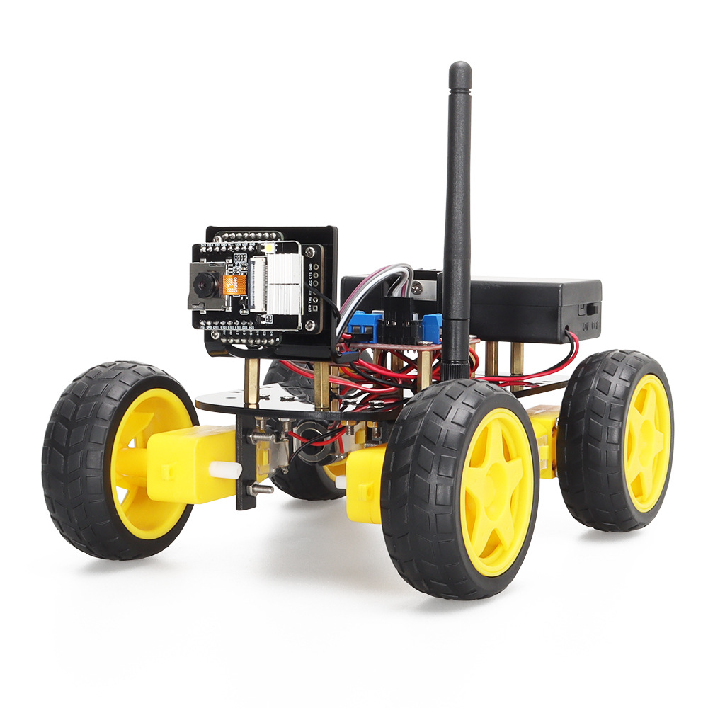 New upgrade! The ESP32 CAM car robot kit is easy to assemble and comes with a camera Item Picture