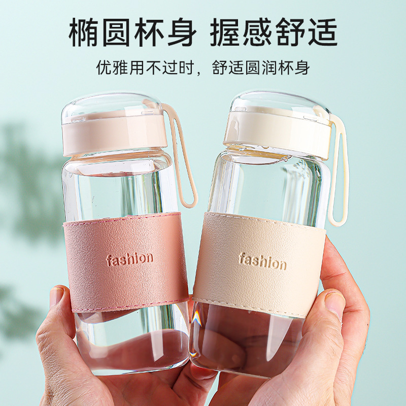 New high-appearation-level high-temperature resistant glass cups with LIDS, popular tea brewing cups wholesale, advertising gift cups customization full figure