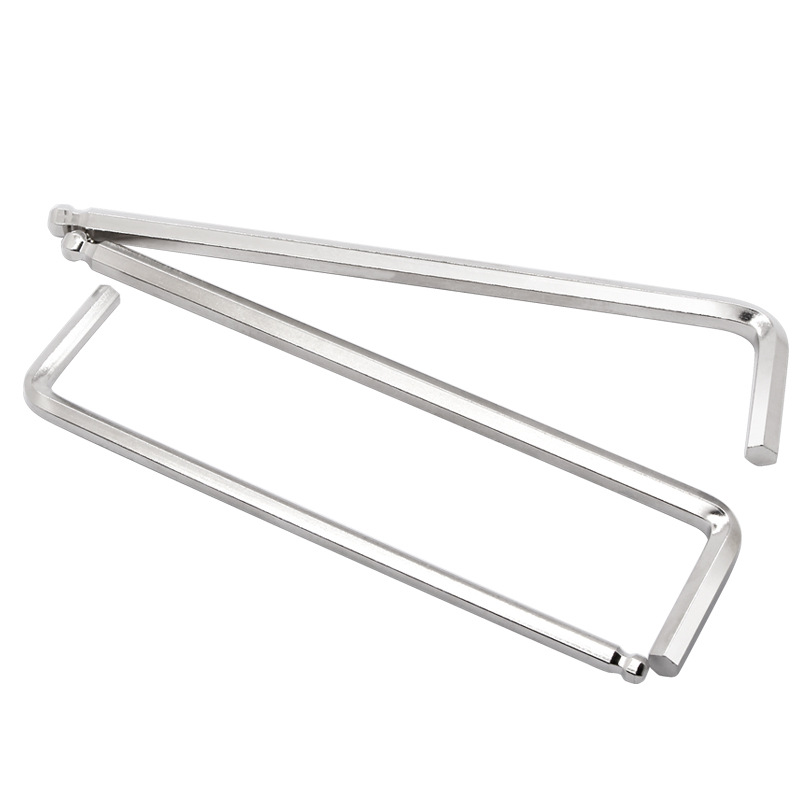Nickel-plated L-shaped flat head Allen wrench, extended torque ball wrench, hexagonal box anti-theft wrench Application Scenario