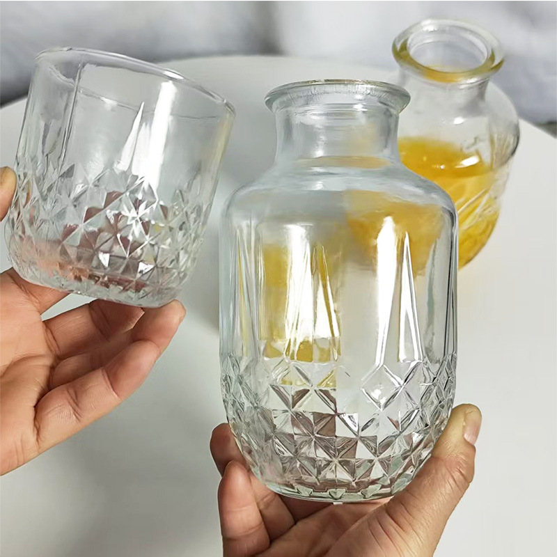 Creative cocktail cup one-pot and one-cup set with lid, glass special cold brew bottle, juice pot, cold drink cup details Picture