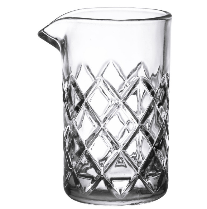 Japanese-style crystal cocktail glass, household bar cocktail mixing and stirring cup, cocktail tool set Item Picture